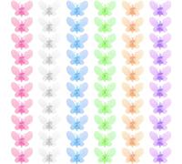 Hilai Clips pour Plantes 60 pièces en Plastique en Forme de Papillon, Pinces à orchidées pour Soutenir Les tiges de Vigne, Les Plantes grimpantes Poussent verticalement 1, 5x1, 6 Pouces