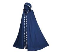 Hilai Halloween Capes Wing for Adults, Wizard Cloak 61 in Long Hotted Flowed Brim Halloween Cloak Adult Renaissance Renaissance médiéval