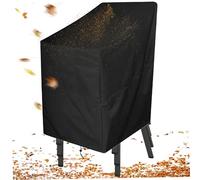 Hilai Housses de Chaise d'extérieur imperméables et résistantes aux UV avec Cordon de Serrage, Protection pelouse Pliable avec Pochette Rangement pour la Maison et l'extérieur, Outils Jardin