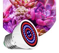 Hilai Lampes de croissance, grandir Ampoule 60 LED E27 de croissance des plantes horticoles Full Spectrum Usine Lampe 220v intérieur pour Plantes d'intérieur Succulentes Jardin