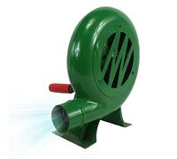 Hilai Souffleur de barbecue 200 W Mini souffleur de forge forgeron avec conduit en fer, manuel portable pour le camping, pique-nique, activités en plein air, accessoires gril