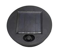 Hilai Top de Remplacement Lantern Solaire Boîte de Batterie de Lampe de Panneau pour 7 cm extérieur, Feu d'éclairage
