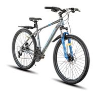 HILAND Vélo de montagne 27,5"",21 vitesses,fourche à suspension verrouillable,freins à disque hydrauliques