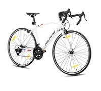 Hiland Véloe Route Course 700c Racing Bike City-Véloe de Route Ville avec 14 Vitesses-Transmission 49cm-Blanc