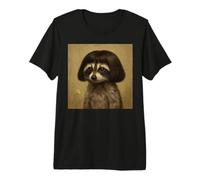 Hilarant Bob Haircut Raccoon Meme Funny Raccoon Lover T-Shirt Haut de Gamme