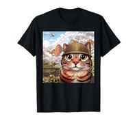 Hilarant Cat Soldier Meme War Joke Funny Gen Z Alpha Kids T-Shirt
