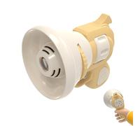 Hilarious Costume Projector & Voice Changer Speaker, Prank Voice Props Can Record Audio, Transformation Projector Speaker, Handheld Projector Bag Charm, Noisy Toys for Boys and Girls (Yellow)