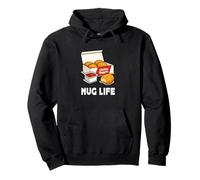 Hilarious Nug Life Chicken Nuggets Meme Funny Junk Food Sweat à Capuche
