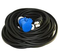 Hilark Adaptateur camping-car H05RR-F 3x1.5mm CAMPING CEE (15m) Bleu/Noir