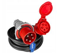 Hilark cable tech Adaptateur triphasé fiche 63A vers Prise 32A 0,5m