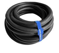 Hilark Cable Tech Câble d'extension en cuivre H07RN-F 5g25 mm (5x25 mm2) recouvert de caoutchouc EPR pour Chantier, Industrie, extérieur (5 mètre, Noir)