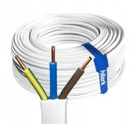 Hilark Cable Tech Câble d'installation plat YDYp 3x2,5 mm² 50m