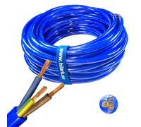 Hilark Cable Tech Câble H07BQ-F 3x2,5 mm2 (3g2,5mm2) Toron (10m, Bleu)