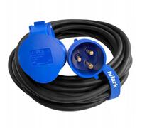Hilark Cable Tech H07RN-F 3x4 mm2 Enrouler électrique CEE 32A IP44 Noir 25m