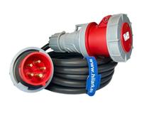 Hilark cable tech H07RN-F 5x6 mm2 Adaptateur CEE 32A 5P (fiche) à 63A 4P (Prise) IP67 1m