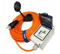 Hilark Cable Tech Rallonge avec fusible et Compteur d'énergie H07BQ-F 3x2,5mm² 20m