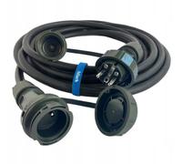 Hilark Cable Tech Rallonge en Caoutchouc H07RN-F 3x4mm² certifiée Usage Militaire 40m
