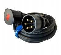 Hilark Cable Tech Rallonge triphasée CEE en Caoutchouc H07RN-F 5x4mm IP44 32A 25m