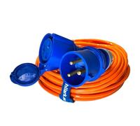 HILARK Enrouler électrique polyuréthane CEE H07BQ-F 3x2,5 Orange (20m)