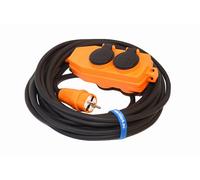 Hilark Enrouleur Cable Electrique H05RR-F 3x1,5 mm2 30m rallonge électrique avec Bloc Prises Professionnelle