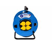 Hilark Enrouleur Cable Electrique H05VV-F 3x1,5 25m rallonge électrique avec Bloc Prises