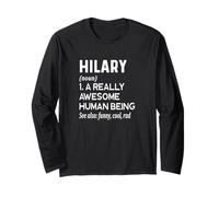 Hilary Name - Funny Name Definition - Dictionnaire du prénom Manche Longue