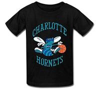 Hilary Susie Youth Charlotte Hornets T-Shirt Mens Unisex Black Tees L
