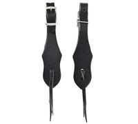 HILASON Sangles de slobber noires de 1,9 cm pour attaches à boucle d'eau à changement rapide | sangles de slobber | sangles de slobber pour chevaux | sangles slobber en cuir | sangle slobber