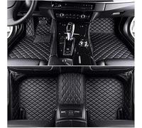 HILCAR Voiture sur Mesure Cuir Tapis Sol pour Toyota Hilux 2015-2024 LHD, Antidérapant Imperméable Tapis Voiture Cuir, Toutes Les Météos Couverture Complète Tapis Sol Auto,B Black