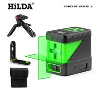 HILDA 2 lignes niveau Laser auto-nivelant faisceaux verts Laser ligne transversale horizontale verticale Mini niveau Laser KTWLS176