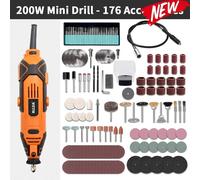 HILDA graveur perceuse électrique gravure Dremel outil rotatif Machine avec arbre Flexible nouveau Style vitesse Variable Mini perceuse DM182