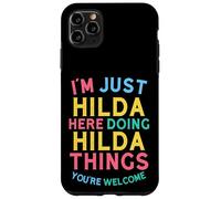 Hilda Here Doing Hilda Things Funny Hilda Name Coque pour iPhone 11 Pro Max