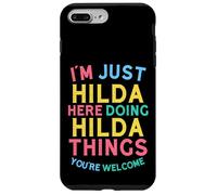 Hilda Here Doing Hilda Things Funny Hilda Name Coque pour iPhone 7 Plus/8 Plus