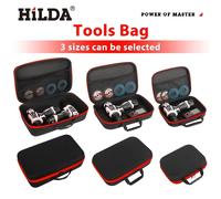 HILDA sac à outils de grande capacité 3 tailles disponibles avec des bords rouges outils sacs à outils étanches sac à outils matériel pour électricien SET 9 Large
