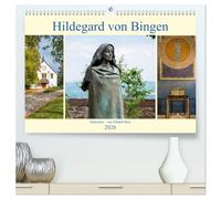 Hildegard von Bingen - Stationen (hochwertiger Premium Wandkalender 2026 DIN A2 quer), Kunstdruck in Hochglanz: Stationen der Hildegard v. Bingen in Bildern