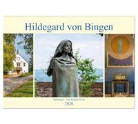 Hildegard von Bingen - Stationen (Wandkalender 2026 DIN A2 quer), CALVENDO Monatskalender: Stationen der Hildegard v. Bingen in Bildern