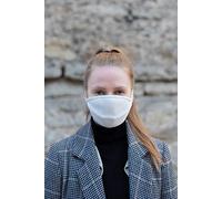 Hilding Sweden Lot de 10 masques pour nez de la bouche Modèle 6 lavables Blanc
