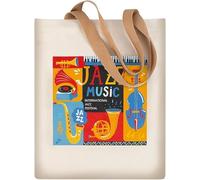 Hiler Punk Sac de transport de musique réutilisable Sac de courses Sac à main d'entraînement Sac de voyage en plein air