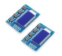 HiLetgo 2pcs 3 Channel PWM Pulse Generator Signal Generator Module Adjustable Frequency Square Wave Rectangular Wave Signal Generator Duty Cycle with LCD Display 1Hz-150Khz