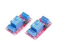 HiLetgo 2pcs 5V 1 Channel Relay Module With OPTO Isolation High And Low Level Trigger