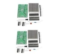 HiLetgo 2pcs 8*8 Dot Matrix Module DIY kit MCU Control Display module for Arduino