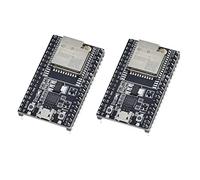 HiLetgo 2pcs ESP32-DevKitC ESP32-WROOM-32U Core Board ESP32 ESP-32 ESP-WROOM-32U Development Board for Arduino