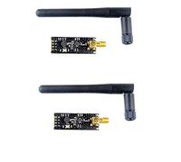 HiLetgo 2pcs NRF24L01+PA+LNA 2.4G 1100m SMA Antenna Wireless Transceiver Communication Module