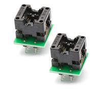 HiLetgo 2pcs SOIC8 SOP8 to DIP8 EZ Programmer Adapter Socket Converter Module with 150mil Wide body Seat Programmer Adapter Socket