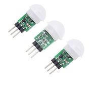 HiLetgo 3pcs AM312 Mini Pyroelectric PIR Human Sensor Module PIR Infrared IR Sensor Body Manual Motion Infrared IR Detector