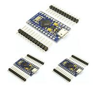HiLetgo 3pcs Leonardo Pro Micro 32U4 5V/16MHz Bootloader Micro USB Leonardo Pro Micro for Arduino Compatible