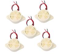 HiLetgo 5pcs 95DB Alarm Buzzer SFM-27 High-Decibel 3-24V 12V Electronic Buzzer Beep Alarm Intermittent Continuous Beep for Arduino