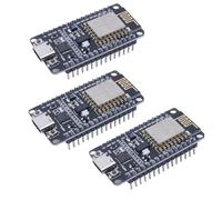 HiLetgo Lot de 3 modules ESP8266 NodeMCU Lua ESP-12E CP2102 USB C Type-C Interface IOT Internet des objets WiFi sans fil