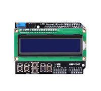 HiLetgo1602 LCD Keypad Shield Board 1602 LCD Expansion Shield Board Blue Backlight 4.5-5.5V for Arduino Duemilanove Robot