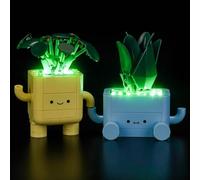 Hilighting Kit d'éclairage LED amélioré compatible avec Lego Botanical Collection Happy Plants - Décoration lumineuse compatible avec Lego 10349 (modèle non inclus)